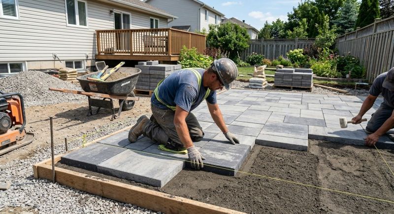 Concrete Pavers Installation in Boston, MA